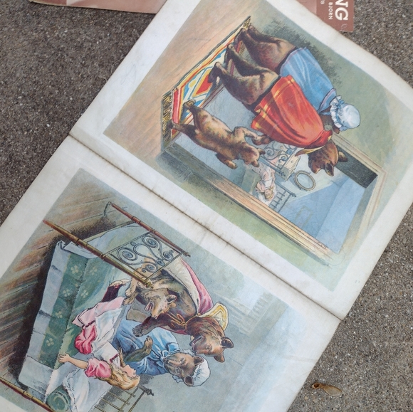Antique children's book The story of The Three bears - Picture 6 of 7